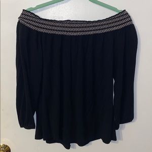 Old navy black off shoulder top